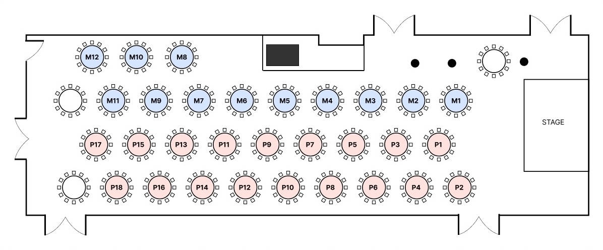 Sơ đồ bàn tiệc